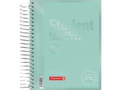 Brunnen | Collegeblock | A6, kariert, mint, 120 Blt