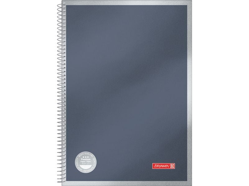 Brunnen | Collegeblock | A4, kariert, 100 Bl, Metallic