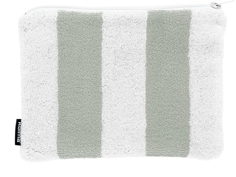 Kolma | Etui Stripy Nardo/Weiss | 24 x 18 cm, 100& Baumwolle