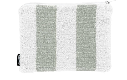 Kolma | Etui Stripy Nardo/Weiss | 24 x 18 cm, 100& Baumwolle
