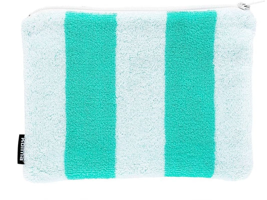 Kolma | Etui Stripy Caribbean/Weiss | 24 x 18 cm, 100& Baumwolle
