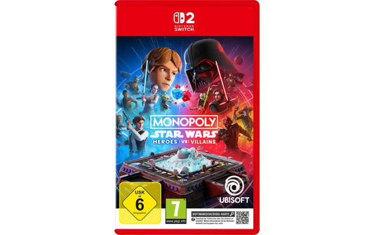 Ubisoft | MONOPOLY: Star Wars Heroes vs Villains, Sw2 | Alter: 7+, Game-Key Card