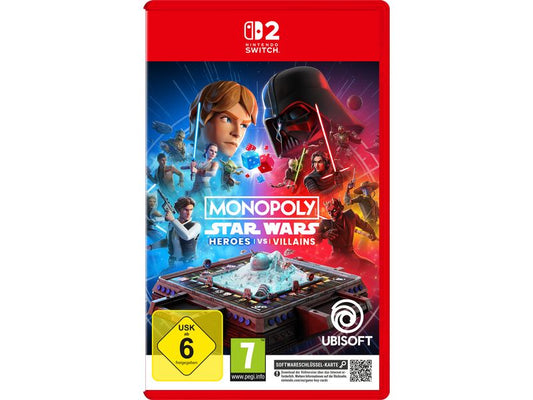 Ubisoft | MONOPOLY: Star Wars Heroes vs Villains, Sw2 | Alter: 7+, Game-Key Card