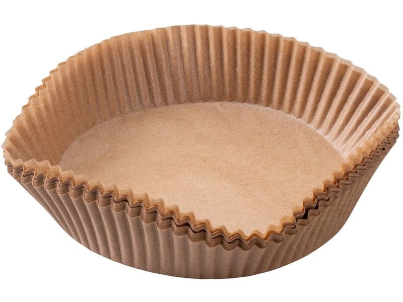 Fackelmann | Backpapier Airfryer 16cm rund | 40 Stück, 160x160x45mm