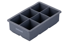 Fackelmann | Eiswürfelformer Grau | Silikon 150x95x45mm, 6 Stk. Eiswürfel