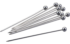 Fackelmann | Cocktailpicker Edelstahl | 10 Stück 8x8x108mm