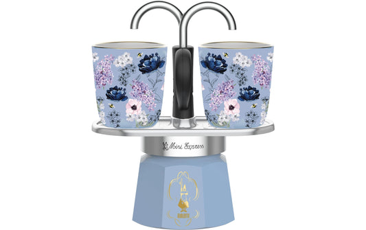 Bialetti | Bridgerton Mini Express | inkl. 2 Espressotassen, multifarbig