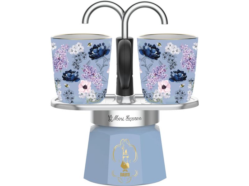 Bialetti | Bridgerton Mini Express | inkl. 2 Espressotassen, multifarbig