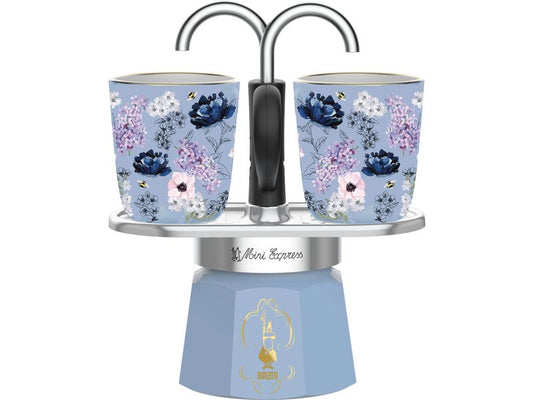 Bialetti | Bridgerton Mini Express | inkl. 2 Espressotassen, multifarbig