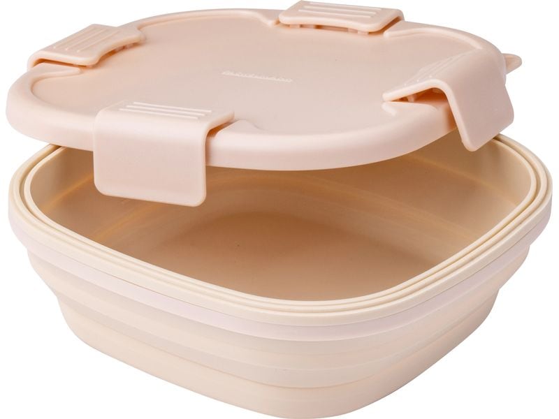 Fackelmann | x Pamela Reif Snacking Box | PP, pastell beige, faltbar