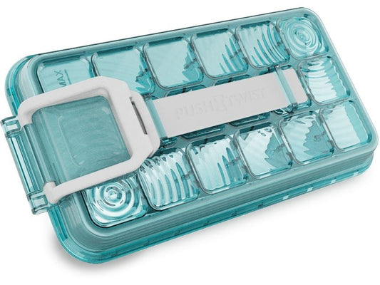 CPC | Icebreaker Eiswürfel-Form Push & Twist | 18 grosse Eiswürfel,21x11.5x5.5cm,transp