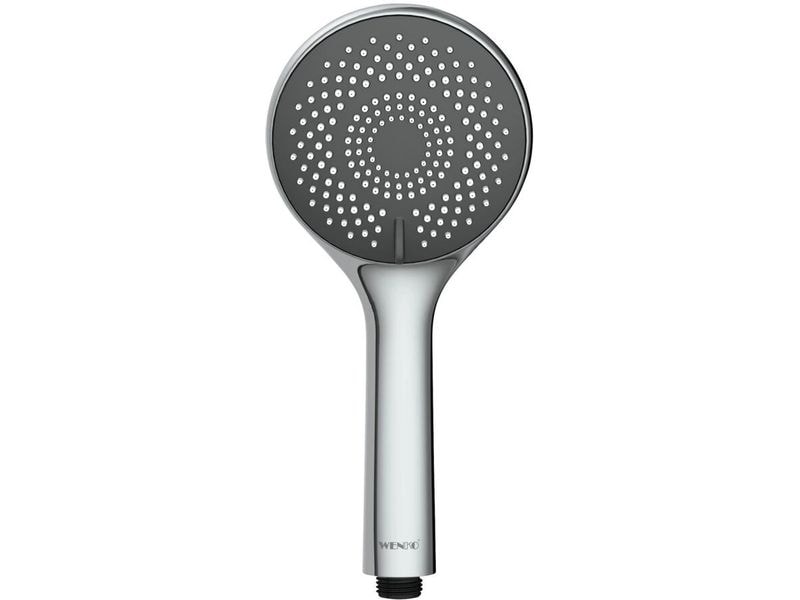 Wenko | Duschkopf 11 cm silber grau | mit Wasserspar-System