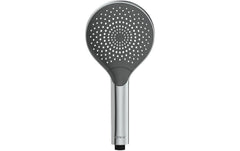 Wenko | Duschkopf 12 cm silber grau | mit Wasserspar-System