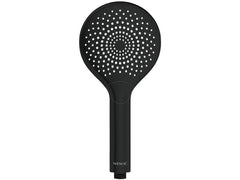 Wenko | Duschkopf 12 cm schwarz matt | mit Wasserspar-System