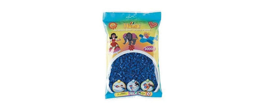 Hama | Bügelperlen Midi Blau, 3000 Stück