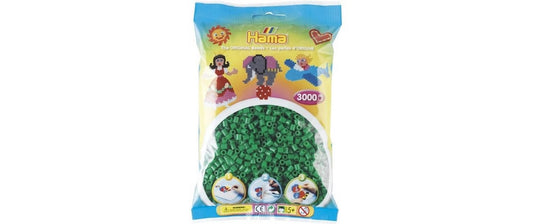 Hama | Bügelperlen Midi Grün, 3000 Stück