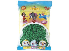 Hama | Bügelperlen Midi Grün, 3000 Stück