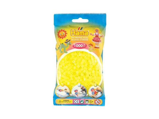 Hama | Bügelperlen Midi Neongelb, 1000 Stück