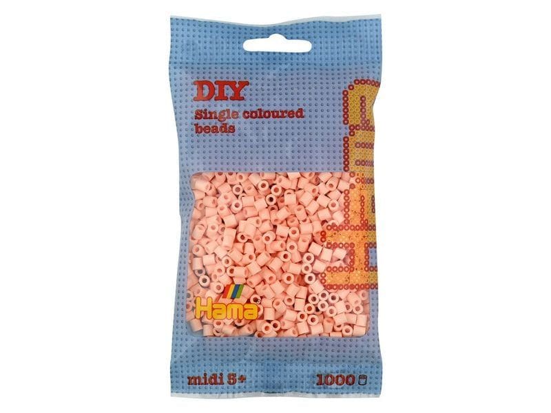 Hama | Bügelperlen Midi Hellpfirsich, 1000