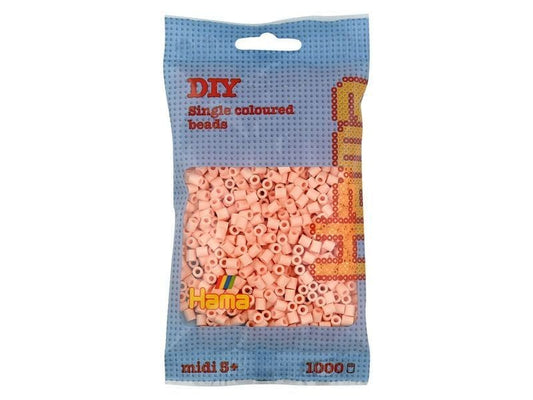 Hama | Bügelperlen Midi Hellpfirsich, 1000