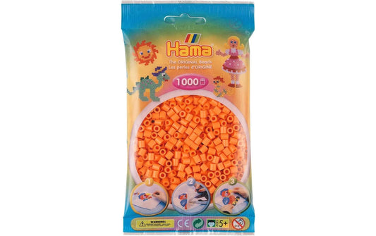 Hama | Bügelperlen Midi Aprikose, 1000 Stück