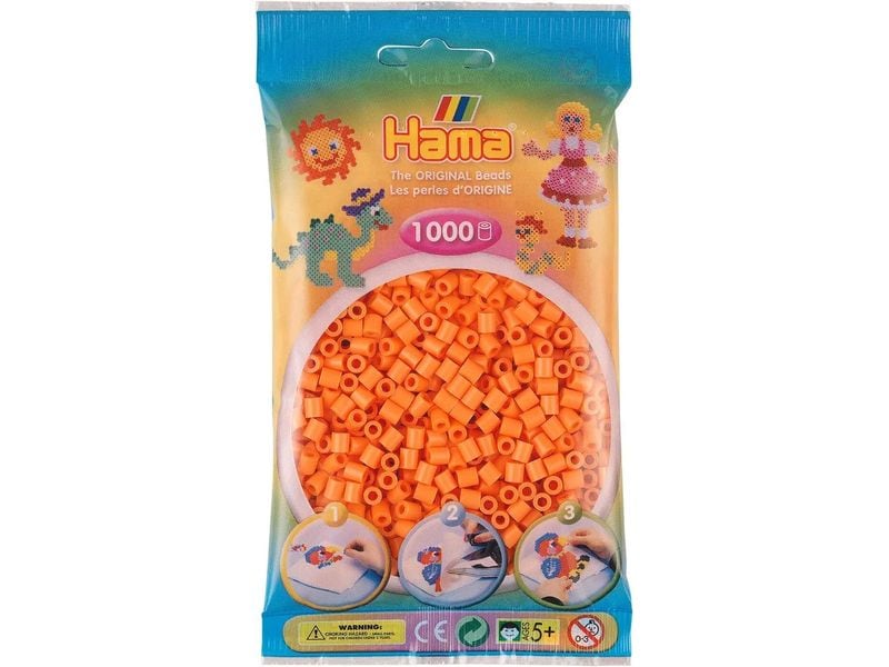 Hama | Bügelperlen Midi Aprikose, 1000 Stück