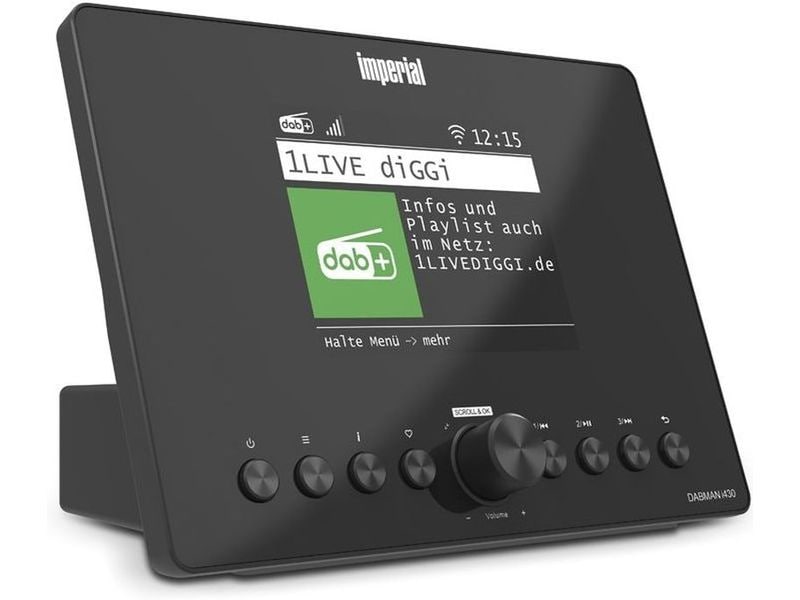 Imperial | Digitalradio-Adapter DABMAN i430 | Schwarz, LAN, BT, Farbdisplay