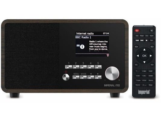 Imperial | i110 (V2), Internet-Radio, braun | BT, TFT Display, USB, 3.5mm