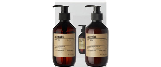 meraki | Geschenkbox Northern Dawn, 2er Set | Handseife und Handlotion je 275 ml