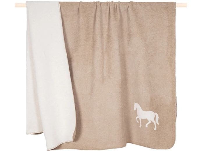 pad | Decke, Cozy Up | taupe-cream pony, 150 x 200 cm