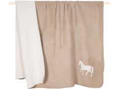 pad | Decke, Cozy Up | taupe-cream pony, 150 x 200 cm
