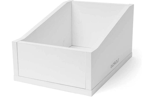 Glorious | 7 Record Box Advanced Weiss 110 | Kompakte Aufbewahrung für ~110x 7''-Vinyls