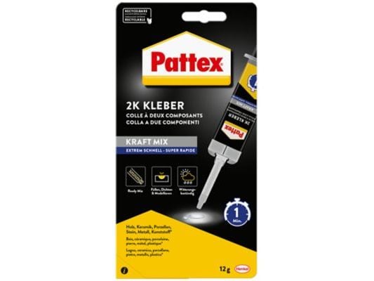 Pattex | Repair, KraftMix Extrem Schnell | Spritze, Blister, 12g (11ml)