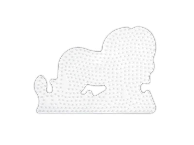 Hama | Bügelperlen Platten Midi-Löwe Weiss