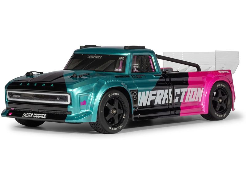 Arrma | INFRACTION 223S DSC Türkis/Pink | 4WD, 1:8, ARTR