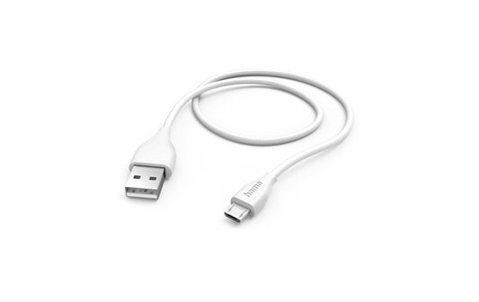 Hama | Ladekabel, USB-A - Micro-USB | 1,5 m, Weiss