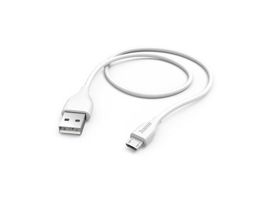 Hama | Ladekabel, USB-A - Micro-USB | 1,5 m, Weiss