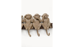 Kare | Wandgarderobe Six Monkeys | Länge: 59 cm
