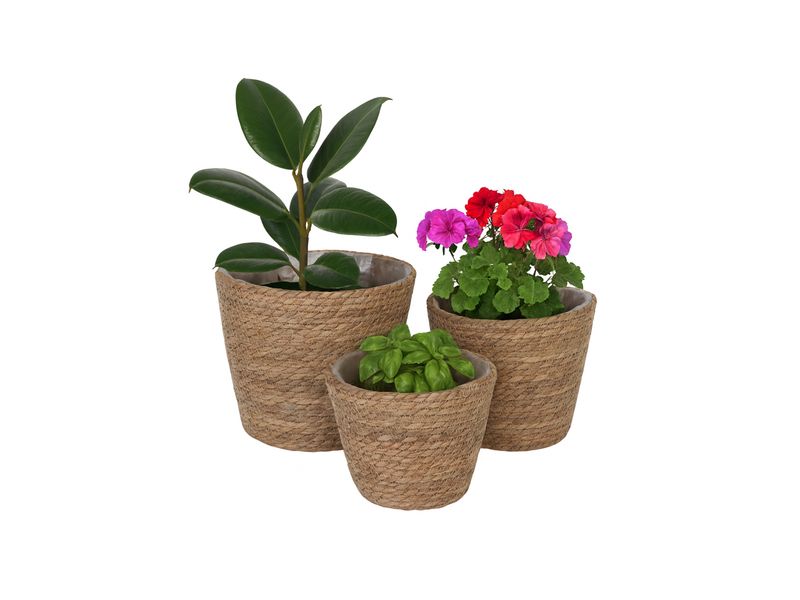 relaxdays | Blumentopf-Set | 3er Set