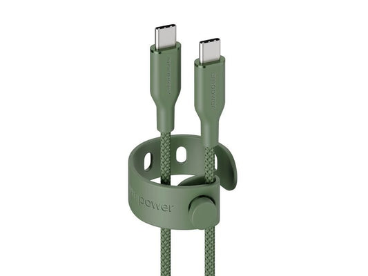emPower by PanzerGlass | emPower USB-Kabel C-C, 60W, 2.0m, sage | USB 2.0, 60W, PD3.0