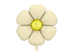 Partydeco | Folienballon Gänseblümchen | creme, 65 cm, 4 Stk