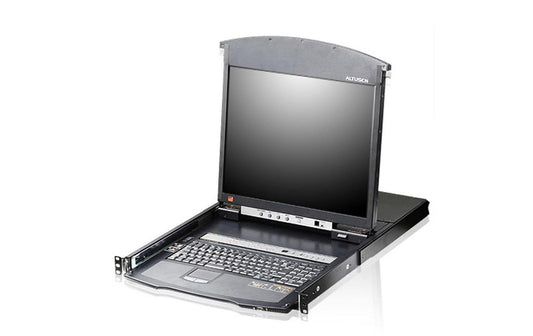 Aten | 17 TFT IP-KVM Switch, 16 Port | mit CH-Tastatur, VGA, USB, Kat-KVM