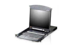 Aten | 17 TFT IP-KVM Switch, 16 Port | mit CH-Tastatur, VGA, USB, Kat-KVM