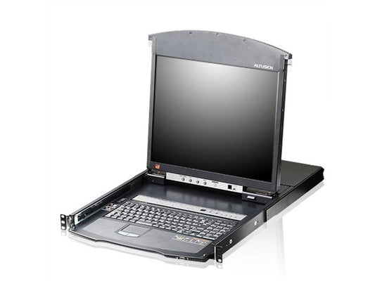 Aten | 17 TFT IP-KVM Switch, 16 Port | mit CH-Tastatur, VGA, USB, Kat-KVM