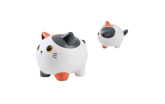 Basteln | Sombo Spardose Katze weiss | 18 x 15 x 15 cm