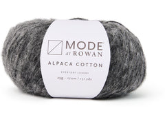 Mode at Rowan | Rowan Wolle Alpaca Cotton | 25g, Grau