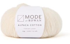 Mode at Rowan | Rowan Wolle Alpaca Cotton | 25g, Creme