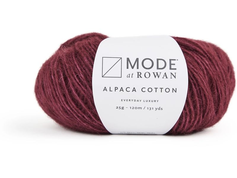 Mode at Rowan | Rowan Wolle Alpaca Cotton | 25g, Rot