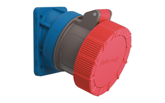 STEFFEN | Palazzoli CEE 20° Winkel-Steckdose | 16/5, 3LNPE, 400V, 6h, IP66/67/69 vern.