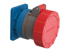 STEFFEN | Palazzoli CEE Einbau-Steckdose 32/4 | 3LPE, 400V, 6h, IP66/IP67/69 vernickelt